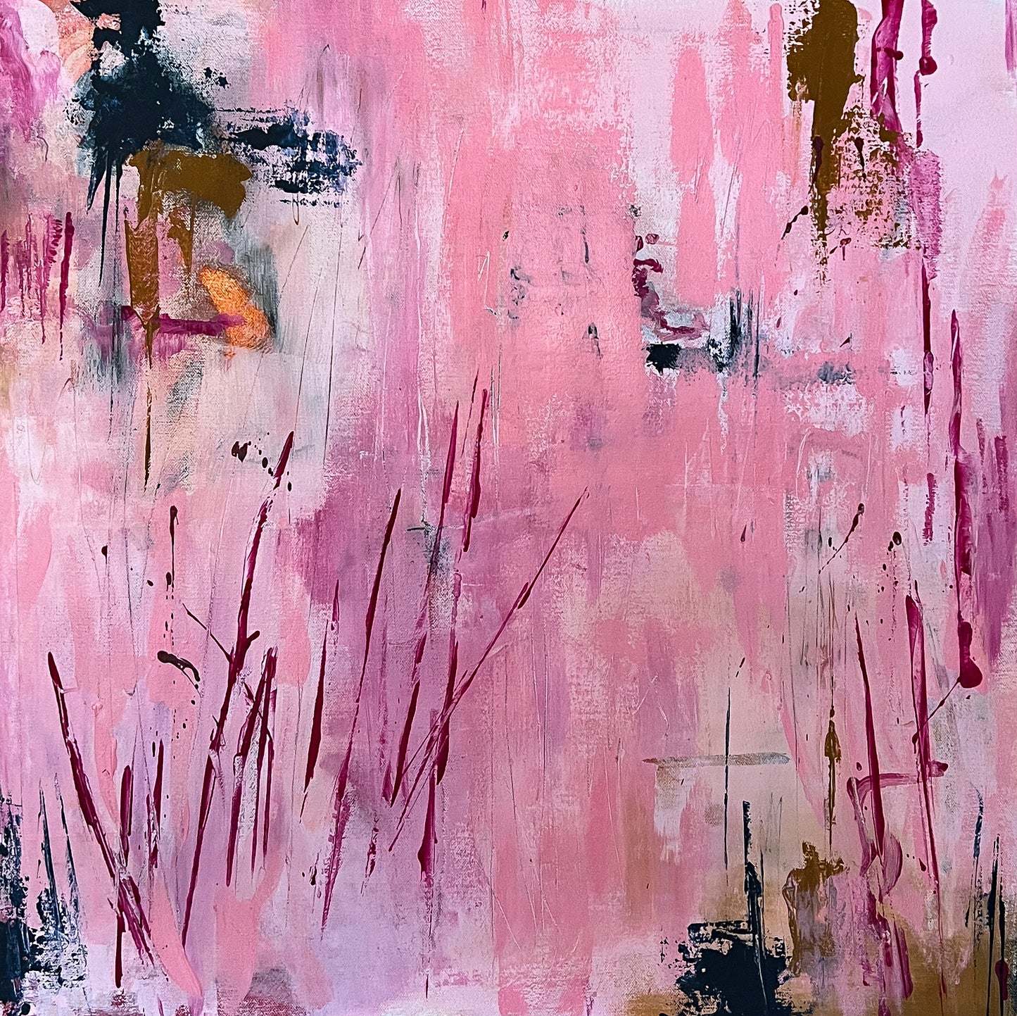 Unikat "Verborgene Stärken" - 60 x 60 cm