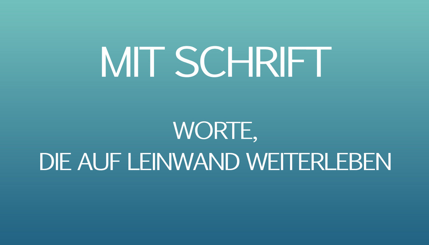 Mit Schrift