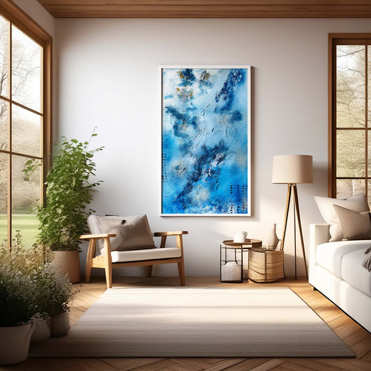 Unikat "Hauch des Nordwinds" - 40 x 80 cm