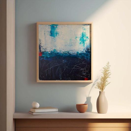 Unikat "Zwischenraum der Stille" - 60 x 60 cm