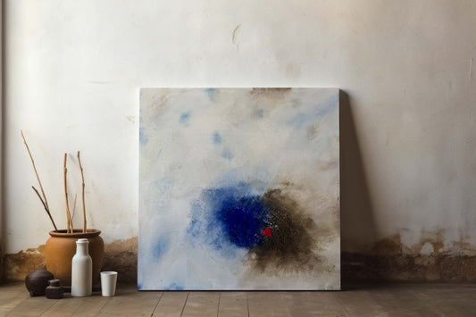 Unikat "Herzpunkt" - 60 x 60 cm