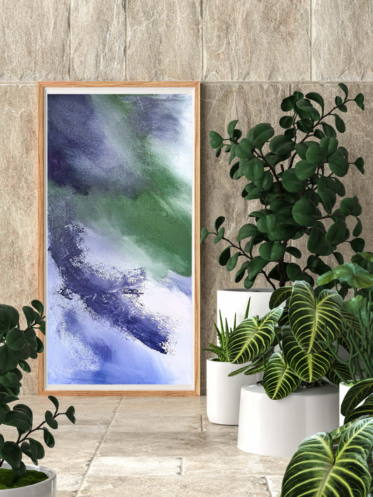 Unikat "Stille Strömung" - 40 x 80 cm