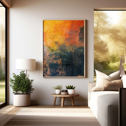 Unikat "Verborgene Resonanz" - 60 x 80 cm
