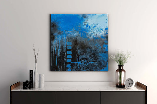 Unikat "Inmitten des Glaubens" - 60 x 60 cm