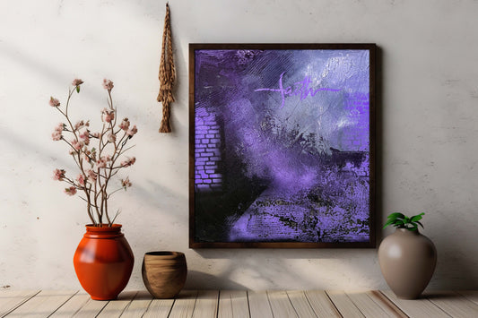 Unikat "Im Schatten des Glaubens" - 60 x 60 cm