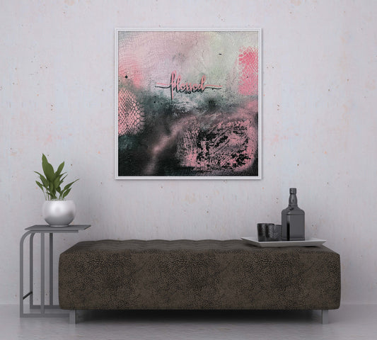 Unikat "In Dankbarkeit getragen" - 60 x 60 cm