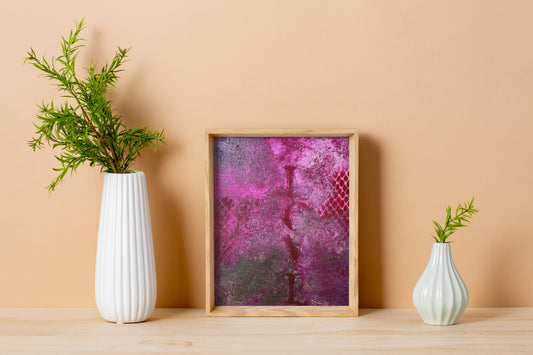 Unikat "Durchdrungen von Liebe" - 24 x 30 cm