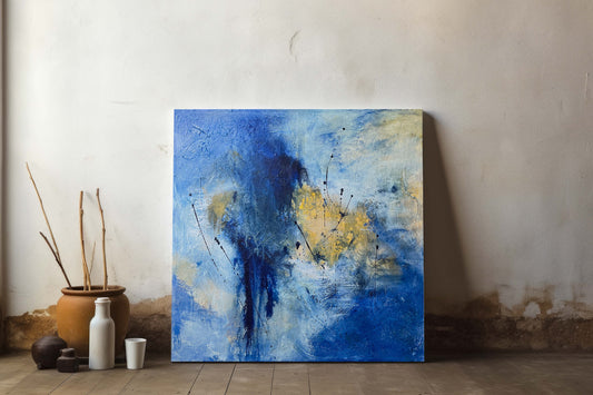Unikat "Lichttänzer" - 60 x 60 cm