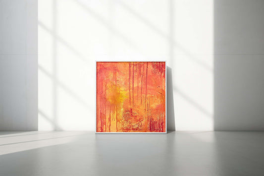 Unikat "Im Licht des Morgens" - 50 x 50 cm