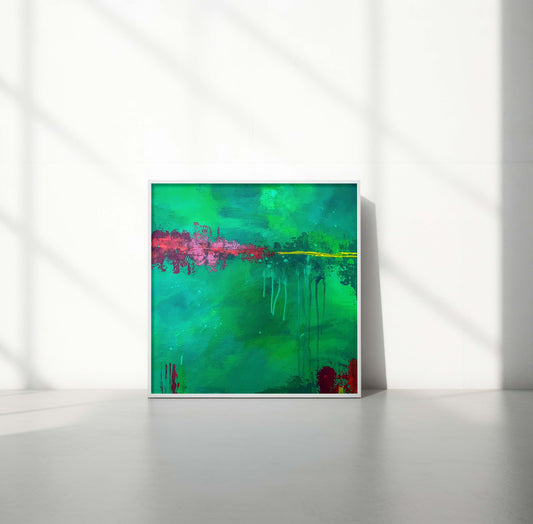 Unikat "Was bleibt" - 50 x 50 cm