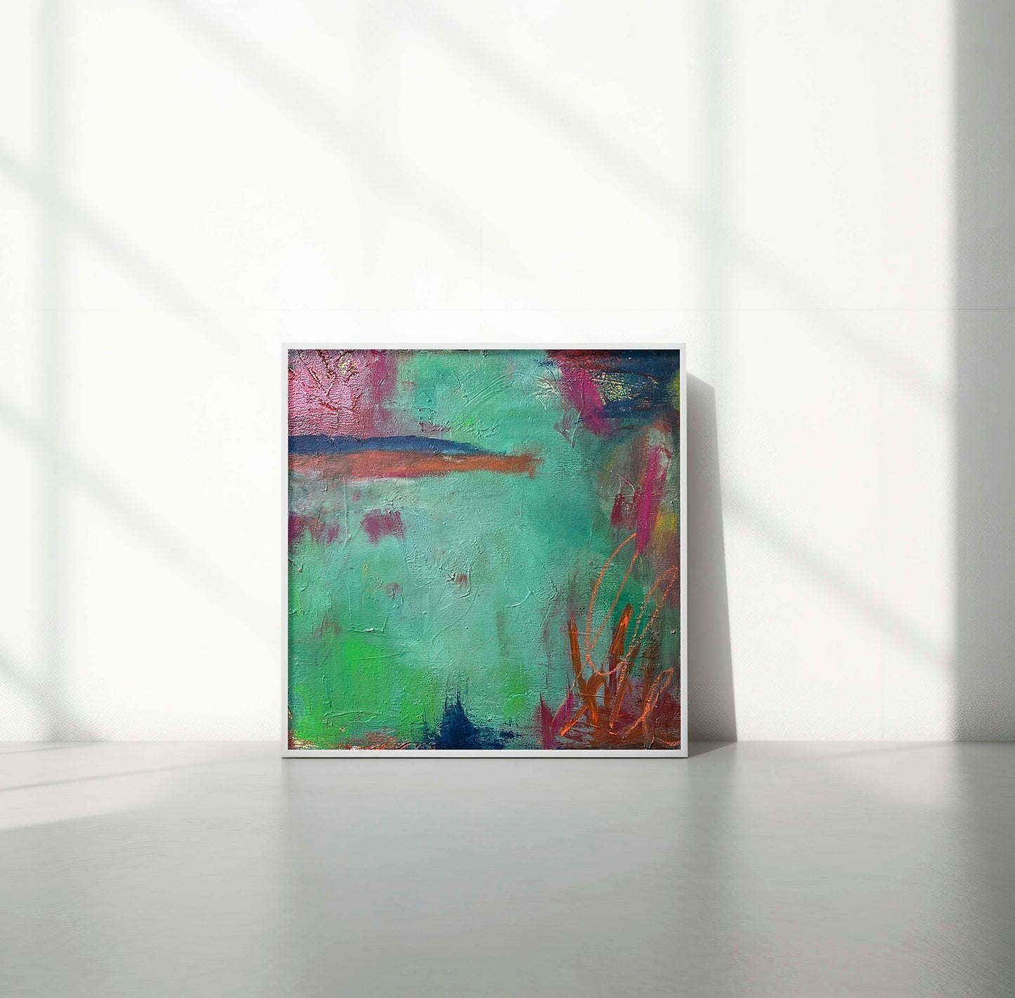 Unikat "Im Schweigen der Farben" - 50 x 50 cm