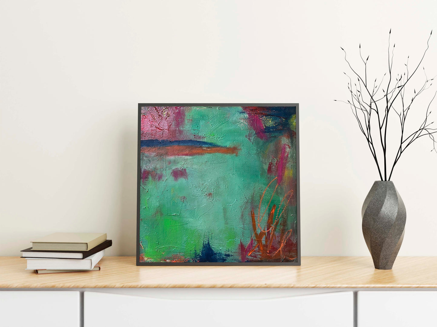 Unikat "Im Schweigen der Farben" - 50 x 50 cm