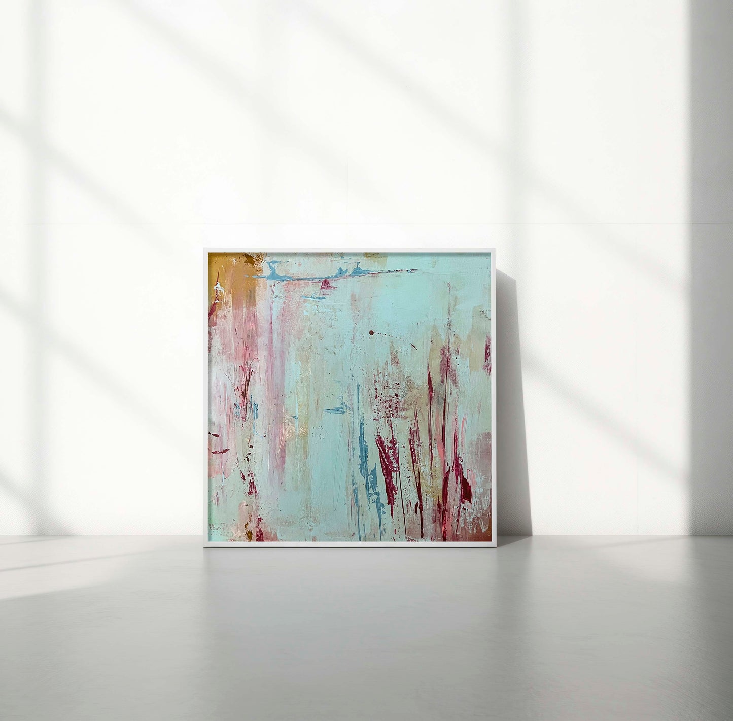 Unikat "Sanfte Spuren" - 50 x 50 cm