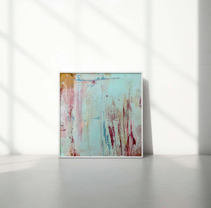 Unikat "Sanfte Spuren" - 50 x 50 cm