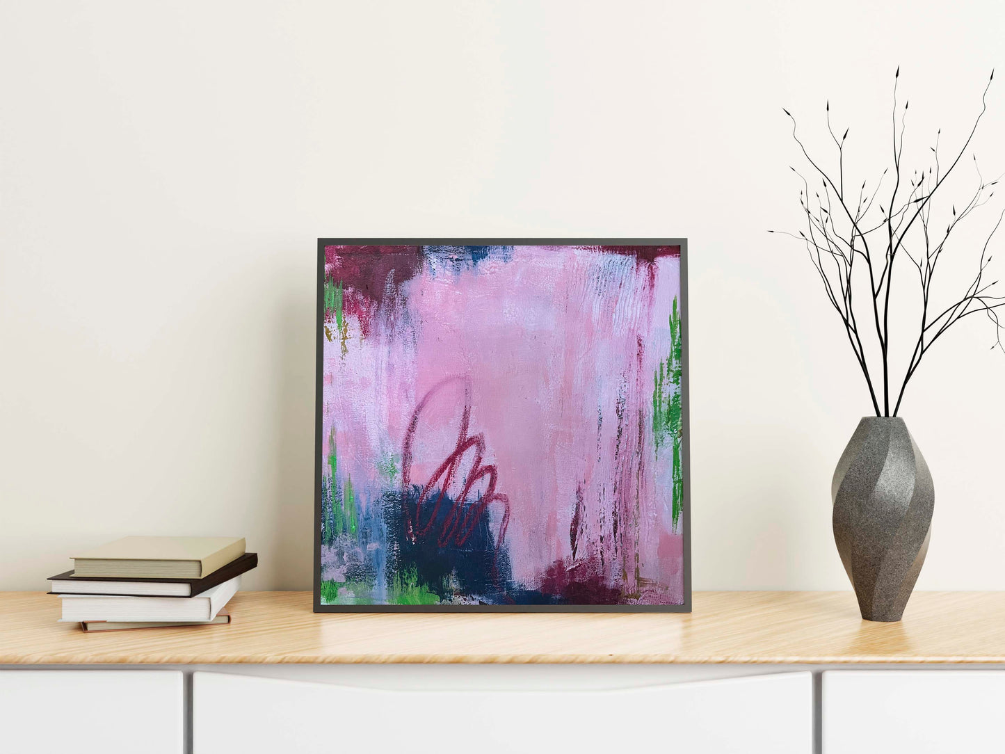 Unikat "Kraft im Stillen" - 50 x 50 cm