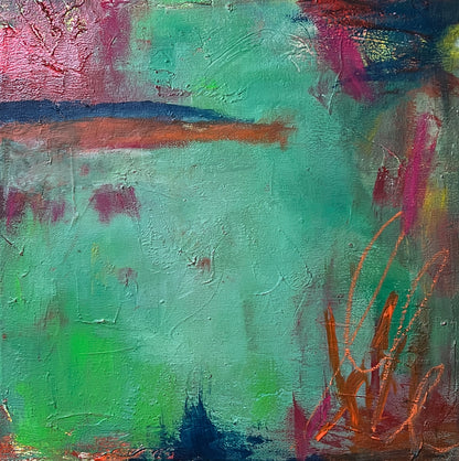 Unikat "Im Schweigen der Farben" - 50 x 50 cm