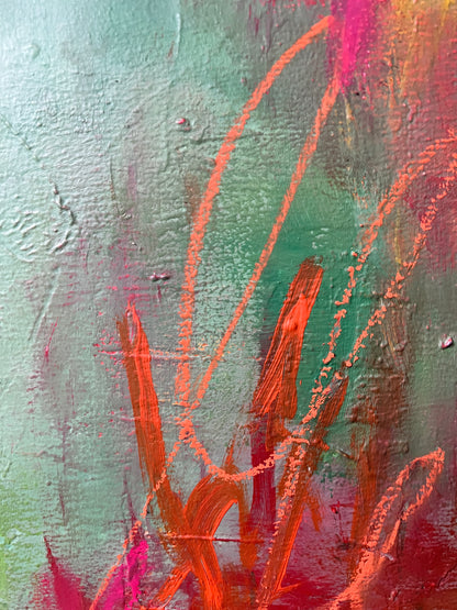 Unikat "Im Schweigen der Farben" - 50 x 50 cm
