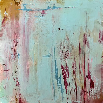 Unikat "Sanfte Spuren" - 50 x 50 cm