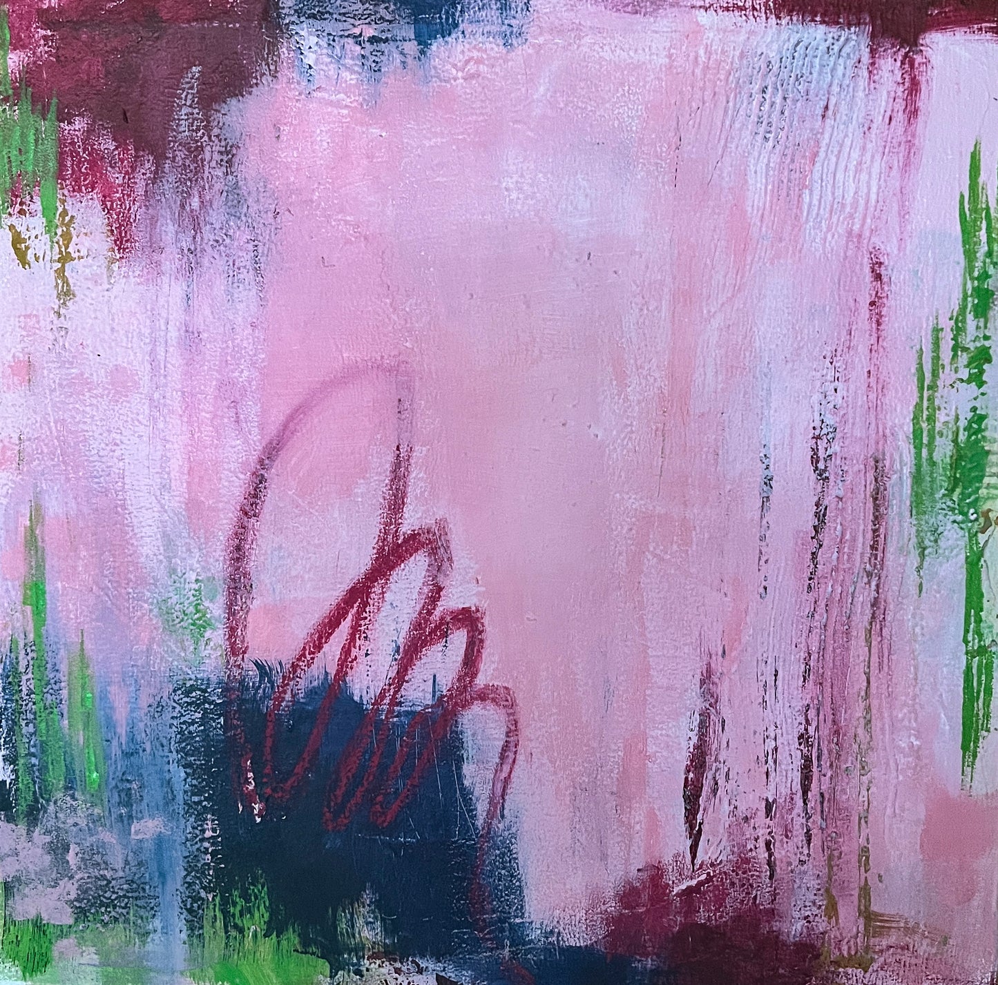 Unikat "Kraft im Stillen" - 50 x 50 cm