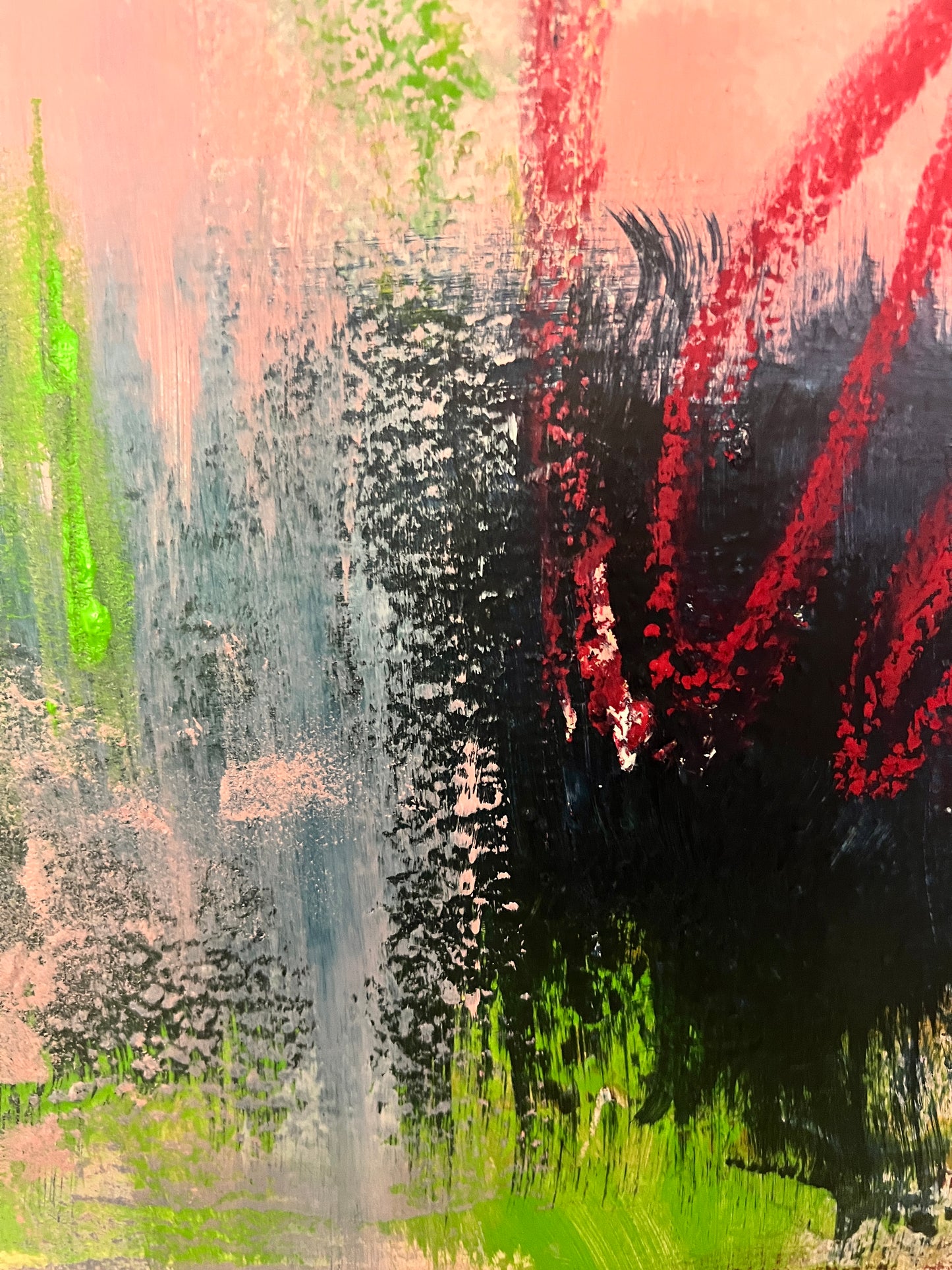 Unikat "Kraft im Stillen" - 50 x 50 cm